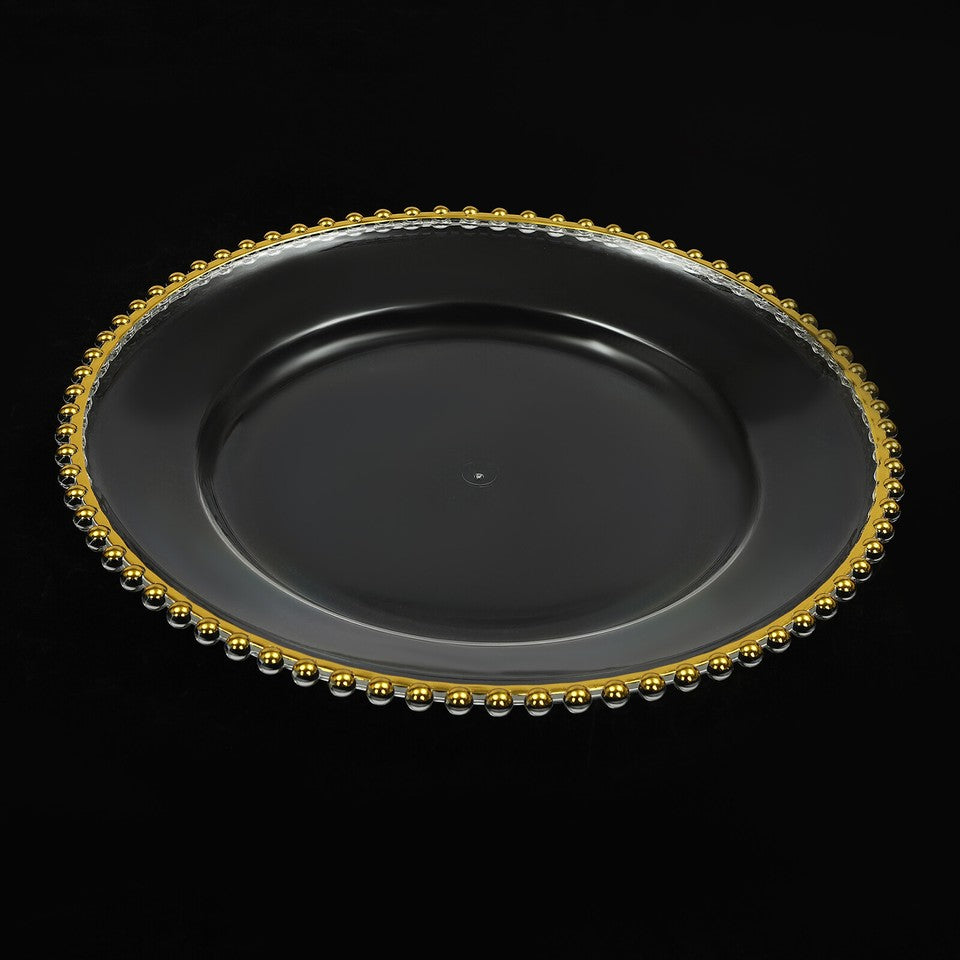 25-piece Dinnerware Set Transparent Dinner Plates Dish Party Serveware