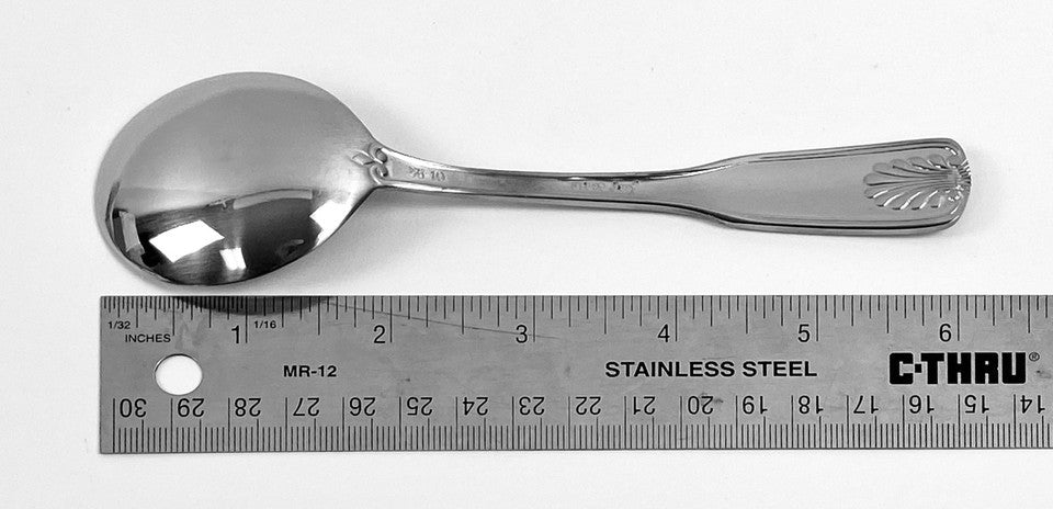 Toulouse Bouillon Spoons Durable Stainless Steel Tableware Set of 72